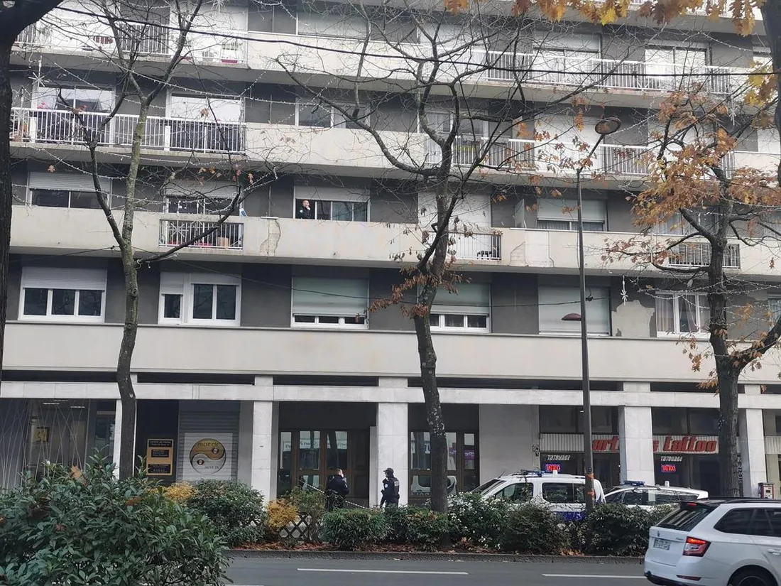 Intervention en centre-ville du Mans